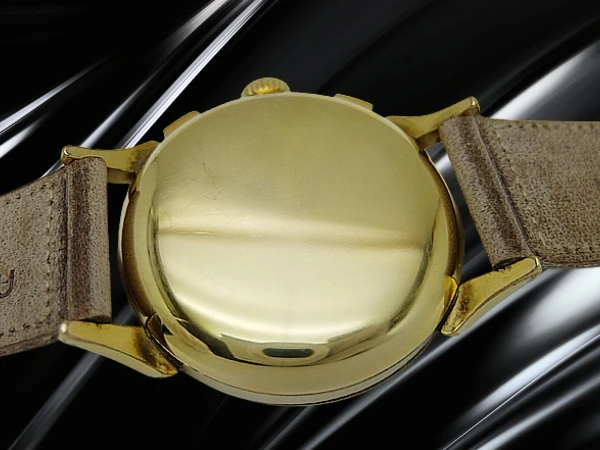 ジラールペルゴ  ヴィンテージ クロノグラフ Cal.バルジュー22 GP金張り ファンシーラグ シルバーダイヤル 社外レザー装着 手巻き 2025年OH済 時計店修理明細付属　GIRARD-PERREGAUX Valjoux 22 Chronograph [代行おまかせコース]