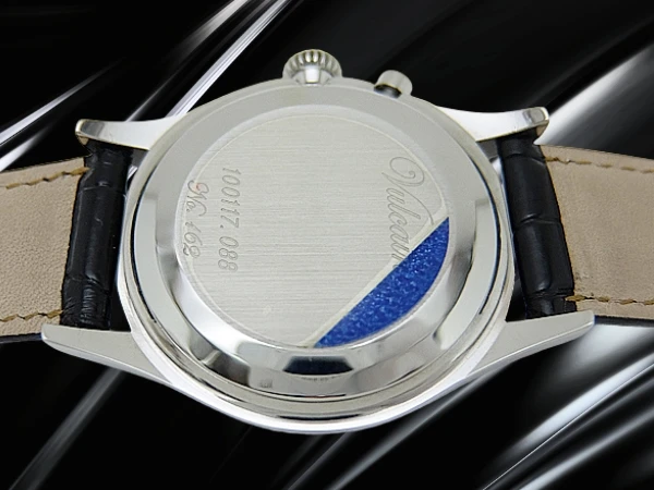 バルカン ゴールデン ヴォイス ロンド Ref.100117.088 SS ギョウシェダイヤル サイレントアラーム 自社製ムーブメント 専用ストラップ+Dバックル装着 手巻き BOX・購入店保証・取説付属 VULCAIN Golden Voice Rond cricket [代行おまかせコース]