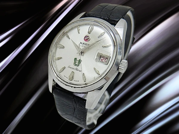 ラドー グリーンホース 41石 Ref.11657/1 Cal.AS1858 SS シルバーダイヤル 社外レザー+ラドー尾錠装着 オートマチック RADO GREEN HORSE [代行おまかせコース]