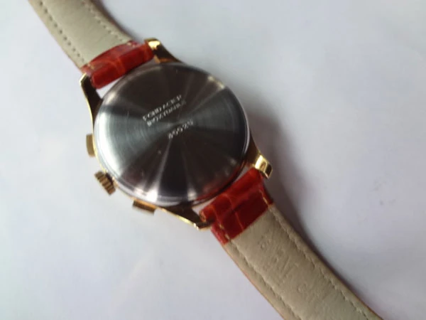 LIBANA クロノグラフ 37ミリ バルジュー23 分解掃除済 証明書付属