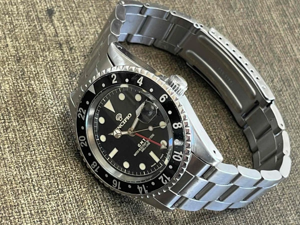 インキピオ シリーズ5 INCIPIO Ⅴ GMT ブラックミラーダイヤル 限定400本