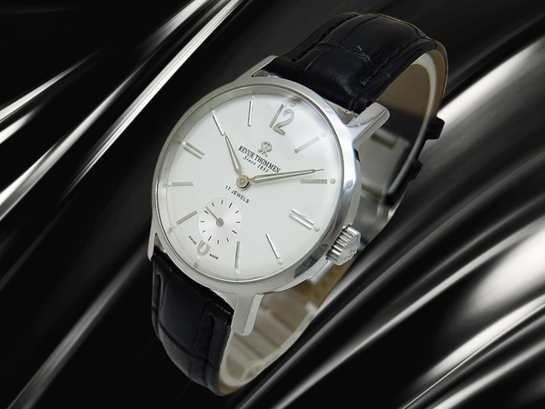 レビュートーメン RT1953 世界限定500本 Ref.17082.3 SS シースルー シルバーダイヤル 社外ベルト装着 BOX付属 手巻き REVUE THOMMEN Limited Edition [代行おまかせコース]