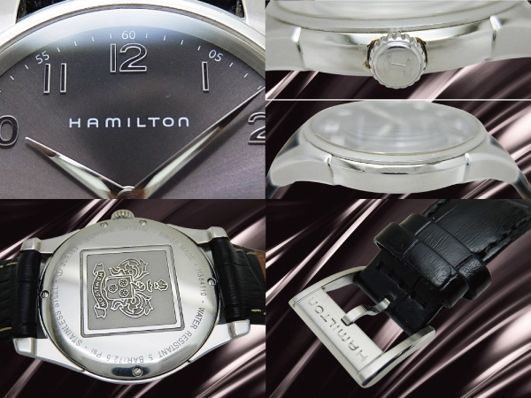 ハミルトン ジャズマスター シンライン スモールセコンド Ref.H384110 SS グレーダイヤル ベルト装着 クオーツ BOX付属 HAMILTON Jazzmaster Thinline Small Second [代行おまかせコース]