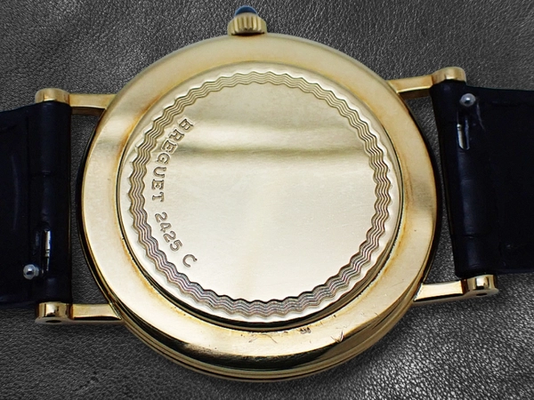 ブレゲ クラシック Ref.3150BA Cal.839 18KYG 金無垢 重量26g シルバーダイヤル 社外レザー装着 手巻き Breguet Classique [代行おまかせコース]