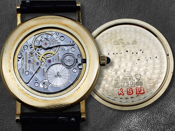 ブレゲ クラシック Ref.3150BA Cal.839 18KYG 金無垢 重量26g シルバーダイヤル 社外レザー装着 手巻き Breguet Classique [代行おまかせコース]