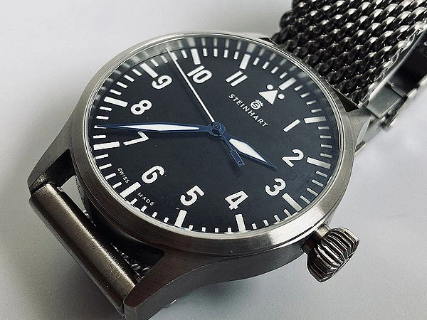 スタインハート パイロットウォッチ Steinhart Pilot Watch Nav. B-Uhr 44mm A-Muster 未使用保管品(NOS)