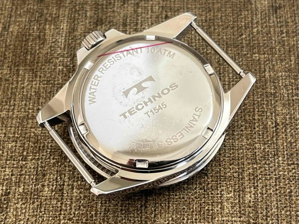 テクノス TECHNOS ダイバーズ ブラック文字盤 10気圧防水 未使用品