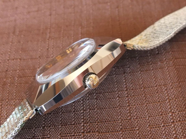 テクノス タイガー ボラゾンTECHNOS TIGER Borazon オートマチック 自動巻 カットガラス 虎目石