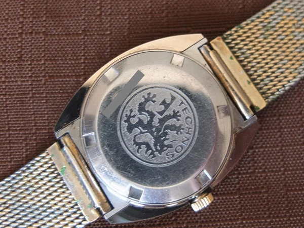 テクノス タイガー ボラゾンTECHNOS TIGER Borazon オートマチック 自動巻 カットガラス 虎目石