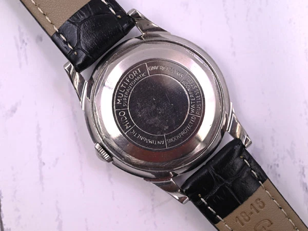 ミドー Mido Maltifort マルチフォート スーパーオートマチック Cal.917P ホワイトダイアル センターセコンド デカミドー 良品