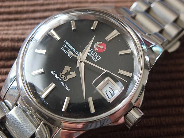 ラドー RADO ゴールデンホース クロノメーター 復刻版 オートマチック 希少 美品