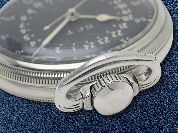 ハミルトン G.C.T. 米軍用 懐中時計 Cal.4992B KEYSTONEケース 24時間計 ブラックダイヤル 手巻き HAMILTON G.C.T. Military [代行おまかせコース]