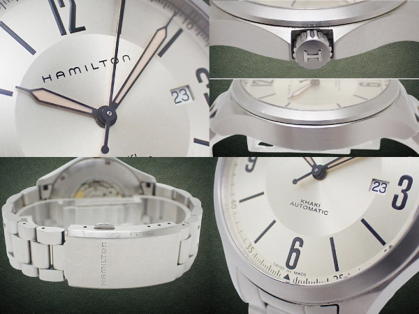 ハミルトン カーキ アビエーション Ref.H76650 SS シースルー シルバーダイヤル ブレス装着 オートマチック HAMILTON Khaki Aviation Auto [代行おまかせコース]