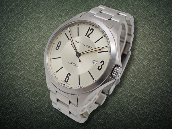 ハミルトン カーキ アビエーション Ref.H76650 SS シースルー シルバーダイヤル ブレス装着 オートマチック HAMILTON Khaki Aviation Auto [代行おまかせコース]