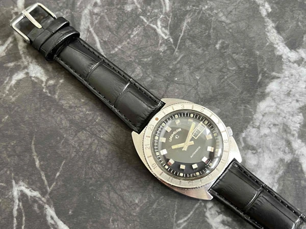 ロードエルジン LORD ELGIN ダイバーズ ブラックダイヤル 自動巻き