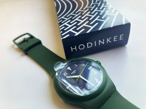 スウォッチ ホディンキー コラボウォッチ 未使用品 SWATCH SISTEM51 HODINKEE GENERATION 1990 Ref.SUTZ408 内箱、説明書、保証書付属
