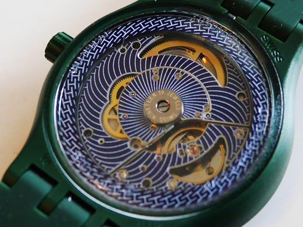 スウォッチ ホディンキー コラボウォッチ 未使用品 SWATCH SISTEM51 HODINKEE GENERATION 1990 Ref.SUTZ408 内箱、説明書、保証書付属