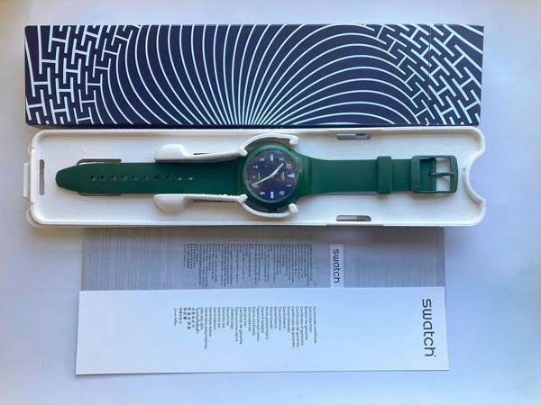 スウォッチ ホディンキー コラボウォッチ 未使用品 SWATCH SISTEM51 HODINKEE GENERATION 1990 Ref.SUTZ408 内箱、説明書、保証書付属