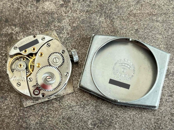 エルジン ELGIN USA製 トノーケース スモセコ レクタンギュラー
