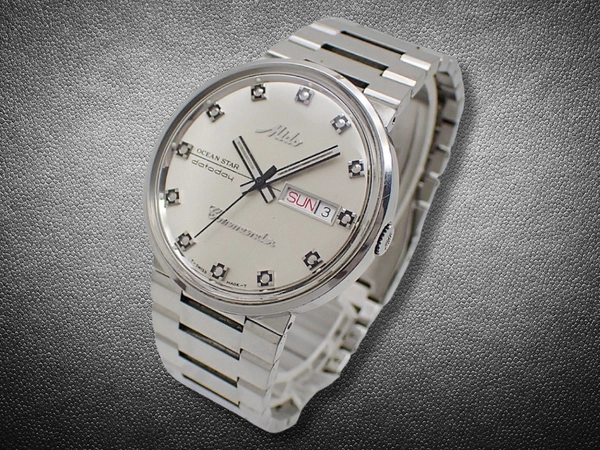 ミドー オーシャンスター コマンダー デイデイト Ref.8269 SS ワンピース シルバーダイヤル ブレス装着 オートマチック Mido OCEAN STAR Commander datoday [代行おまかせコース]