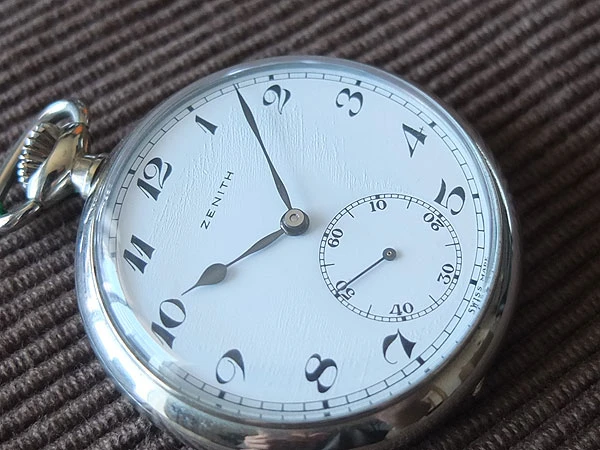 ゼニス ZENITH メカニカル 懐中時計 17石 金メッキムーブメント ポケットウオッチ 手巻き 未使用品