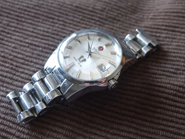 ラドー RADO ゴールデンホース 復刻版 シルバー文字盤 自動巻 オートマチック ブレス仕様 美品