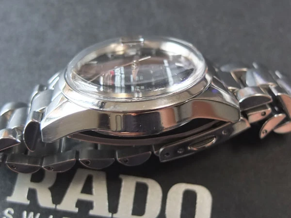 ラドー RADO ゴールデンホース クロノメーター 復刻版 自動巻き 25石 オートマチック 黒文字盤 BOX付 説明書、保証書類が付属