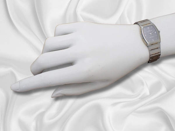 ユニバーサル ジュネーブ ホワイトシャドー Ref.616.520 SS/YG コンビトノーケース グレーダイヤル レディース クオーツ 腕回り13.5cm前後 UNIVERSAL GENEVE White Shadow [代行おまかせコース]
