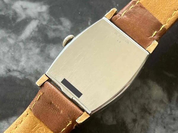 ブローバ BULOVA レクタンギュラー 10K RGP スモールセコンド メンズモデル