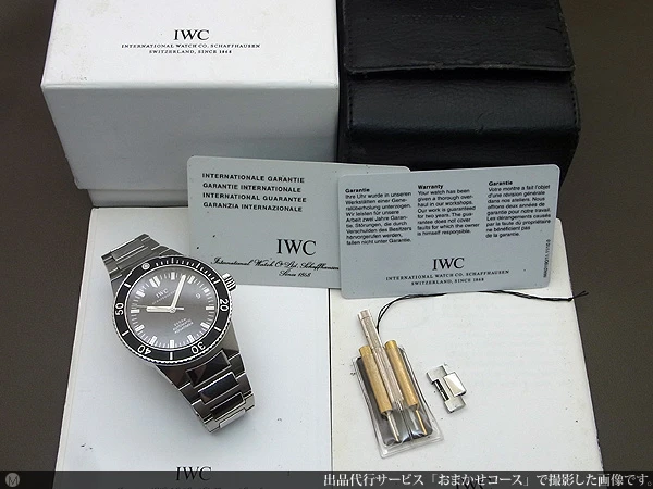 IWC GSTアクアタイマー　Ref.3536-02 ステンレスモデル オートマチック ギャランティカード付属