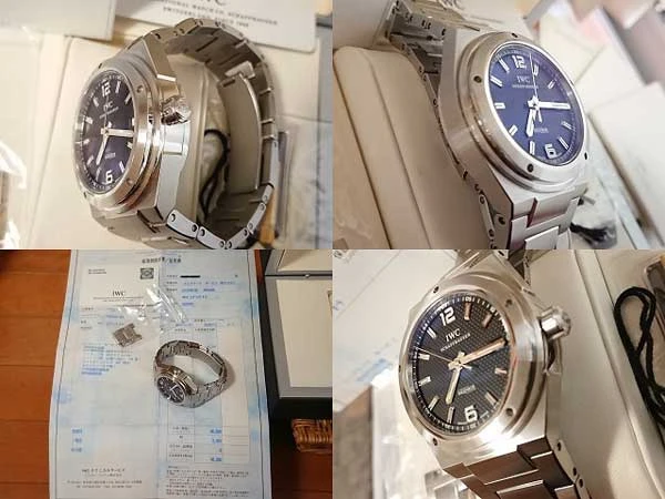 IWC インヂュニア Ingenieur IW322701 箱等完品 2012年9月OH済・リシュモンIWC整備証明書 ギャランティーカード付属