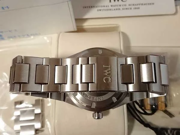 IWC インヂュニア Ingenieur IW322701 箱等完品 2012年9月OH済・リシュモンIWC整備証明書 ギャランティーカード付属