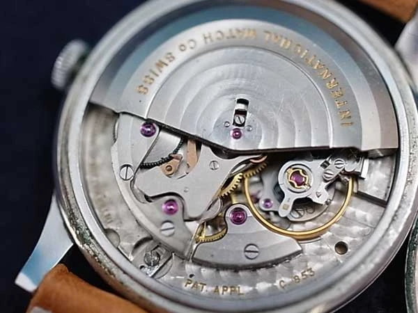 IWC Cal.853自動巻き IWC製プラチナ900ケース ドルフィン針