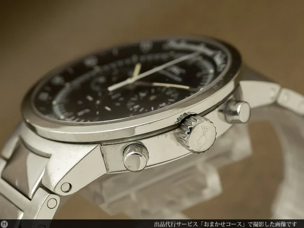 IWC GST クロノグラフ Ref.3727-002 クオーツ デイト SS 精悍なメンズモデル ミドルサイズ ボックス&ギャランティ付き