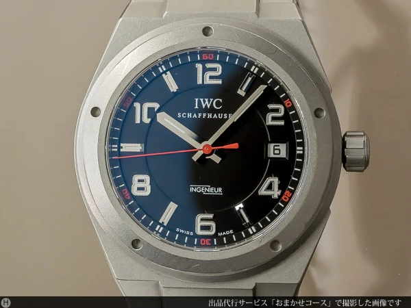 IWC インジュニア メルセデス AMG 耐磁性モデル オートマチック デイト チタンケース&ブレスレット ボックス&ギャランティ付き INGENIEUR MERCEDES