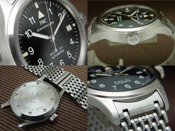 IWC MARK XII マーク12 Ref.3241 Cal.884/2 SS 11連ジュビリーブレス ブラックダイヤル パイロットウォッチ オートマチック BOX付属 [代行おまかせコース]