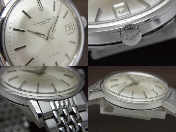 IWC オールドインター ラウンド デイト Ref. R804A SS Cal.8541 筆記体ロゴ ボンベダイヤル ゲイフレアー社製ブレス オートマチック INTERNATIONAL WATCH Co. [代行おまかせコース]