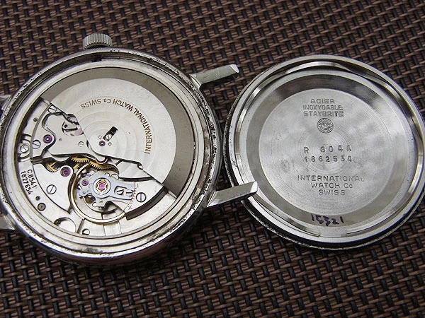 IWC オールドインター ラウンド デイト Ref. R804A SS Cal.8541 筆記体ロゴ ボンベダイヤル ゲイフレアー社製ブレス オートマチック INTERNATIONAL WATCH Co. [代行おまかせコース]