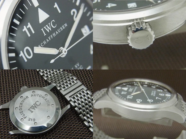 IWC MARK XV マーク15 Ref.IW3253002 SS 初期型11連ブレス ブラックダイヤル パイロットウォッチ オートマチック BOX・ギャラ・修理保証カード等付属 [代行おまかせコース]