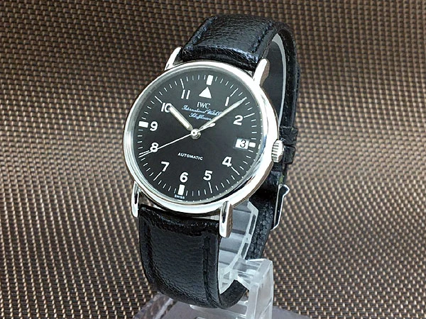 IWC ポートフィノ Ref.3513 SS ブラックダイヤル ベルト仕様 オートマチック オープンギャラ付属 INTERNATIONAL WATCH Co. PORTOFINO [代行おまかせコース]