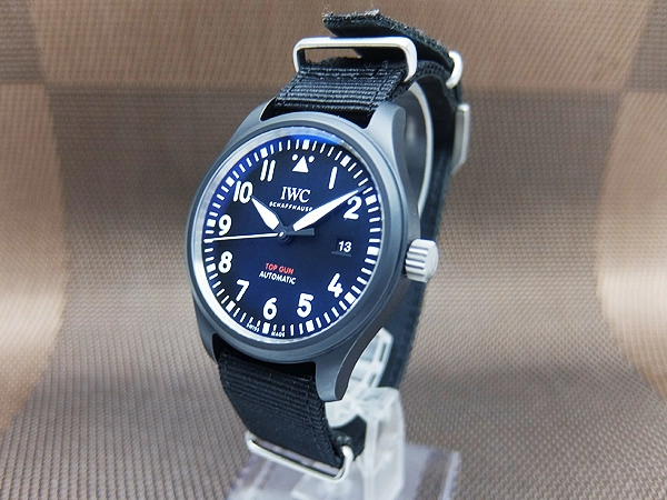 IWC パイロットウォッチ オートマティック トップガン Ref.IW326901 Cal.32110 セラミックケース ブラックダイヤル ファブリックストラップ BOX・ギャラ等付属 INTERNATIONAL WATCH Co. Pilots Watch Automatic TOP GUN [代行おまかせコース]