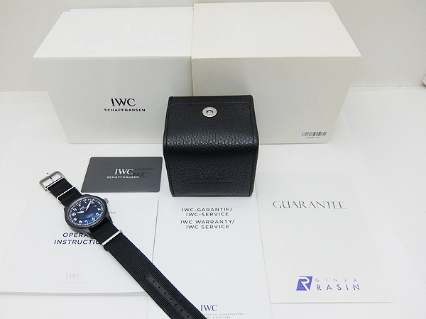 IWC パイロットウォッチ オートマティック トップガン Ref.IW326901 Cal.32110 セラミックケース ブラックダイヤル ファブリックストラップ BOX・ギャラ等付属 INTERNATIONAL WATCH Co. Pilots Watch Automatic TOP GUN [代行おまかせコース]