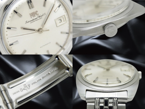 IWC オールドインター Ref.R819A Cal.8541 SS トノー お魚リューズ シルバーダイヤル ゲイフレヤー社製ブレス オートマチック INTERNATIONAL WATCH Co. GAY FRERES [代行おまかせコース]