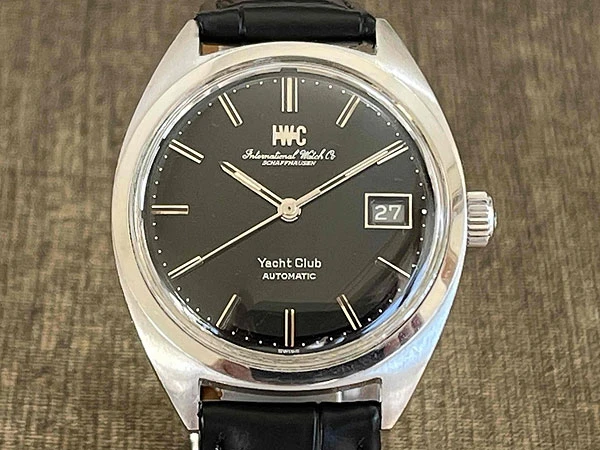 IWC ヨットクラブ Yacht Club ジェラルドジェンタデザイン ブラックミラーダイヤル Cal.8541 お魚リューズ