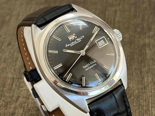 IWC ヨットクラブ Yacht Club ジェラルドジェンタデザイン ブラックミラーダイヤル Cal.8541 お魚リューズ