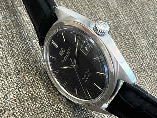 IWC ヨットクラブ Yacht Club ジェラルドジェンタデザイン ブラックミラーダイヤル Cal.8541 お魚リューズ