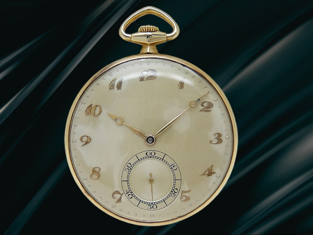 IWC 懐中時計 14KYG 金無垢 重量51g クレスアロー社ケース 21石 Cal.77 ポケットウオッチ 無印ダイヤルダイヤル 手巻き INTERNATIONAL WATCH Co. Cresarrow Case [代行おまかせコース]