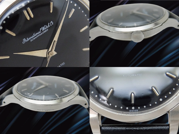 IWC オールドインター Cal.853 SS 筆記体ロゴ ブラックダイヤル 社外ベルト仕様 オートマチック INTERNATIONAL WATCH Co. [代行おまかせコース]
