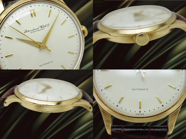 IWC オールドインター Cal.853 重量35g 18KYG 金無垢 筆記体ロゴ ホワイトダイヤル オートマチック INTERNATIONAL WATCH Co. [代行おまかせコース]