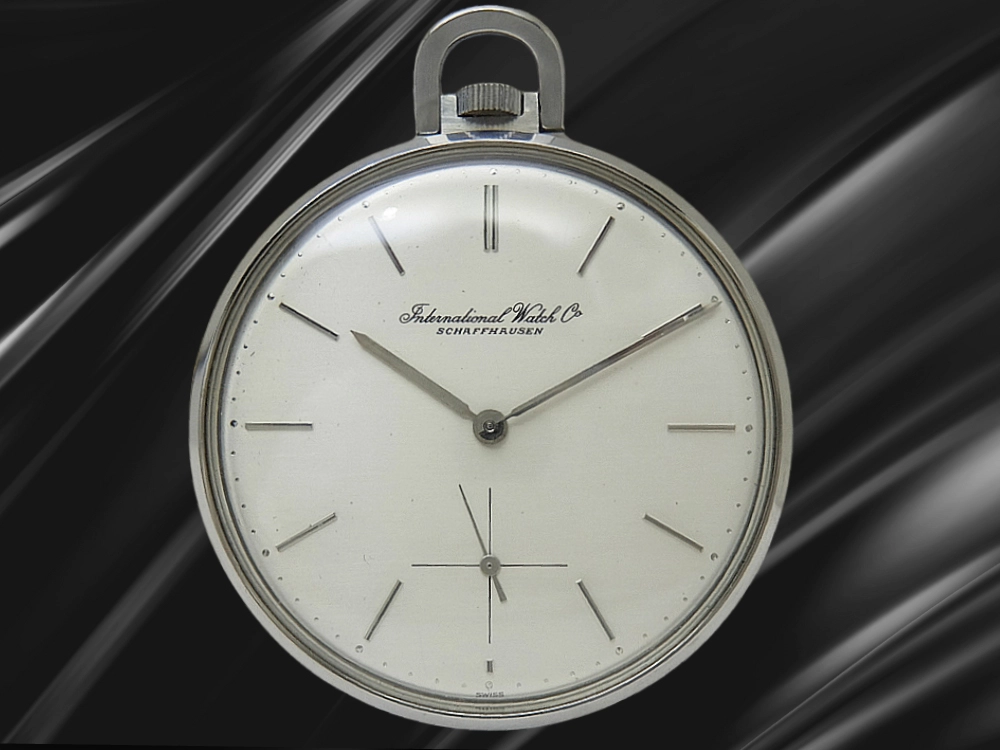 IWC 懐中時計 17石 Cal.972 SS シルバーダイヤル ポケットウオッチ 手巻き INTERNATIONAL WATCH Co. [代行おまかせコース]